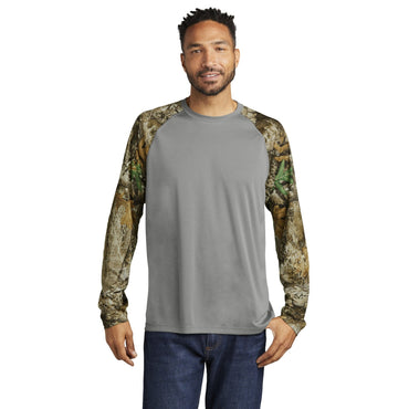 Russell Outdoors-Russell Outdoors™ Realtree® Colorblock Performance Long Sleeve Tee RU151LS-MedTech-2