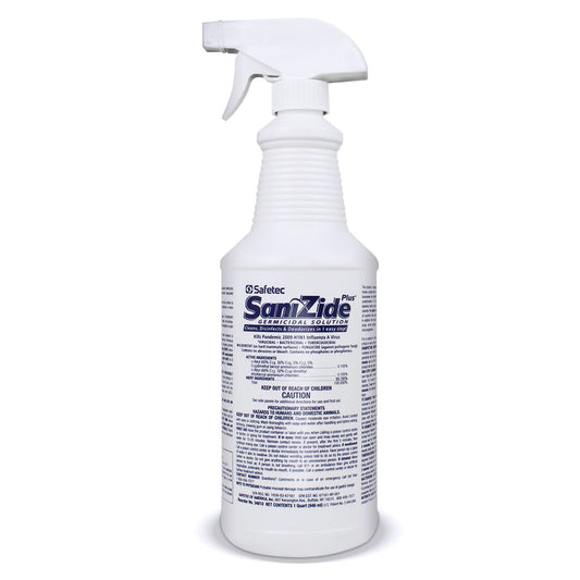 Safetec Of America-Safetec SaniZide Plus Surface Disinfectant Spray, 32oz-MedTech-1