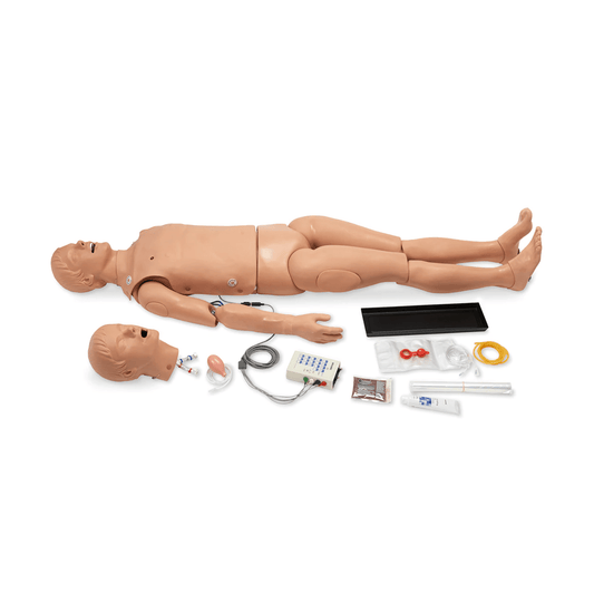 Nasco-Simulaids® Adult ALS Torso Training Manikin with Carry Bag-MedTech-1