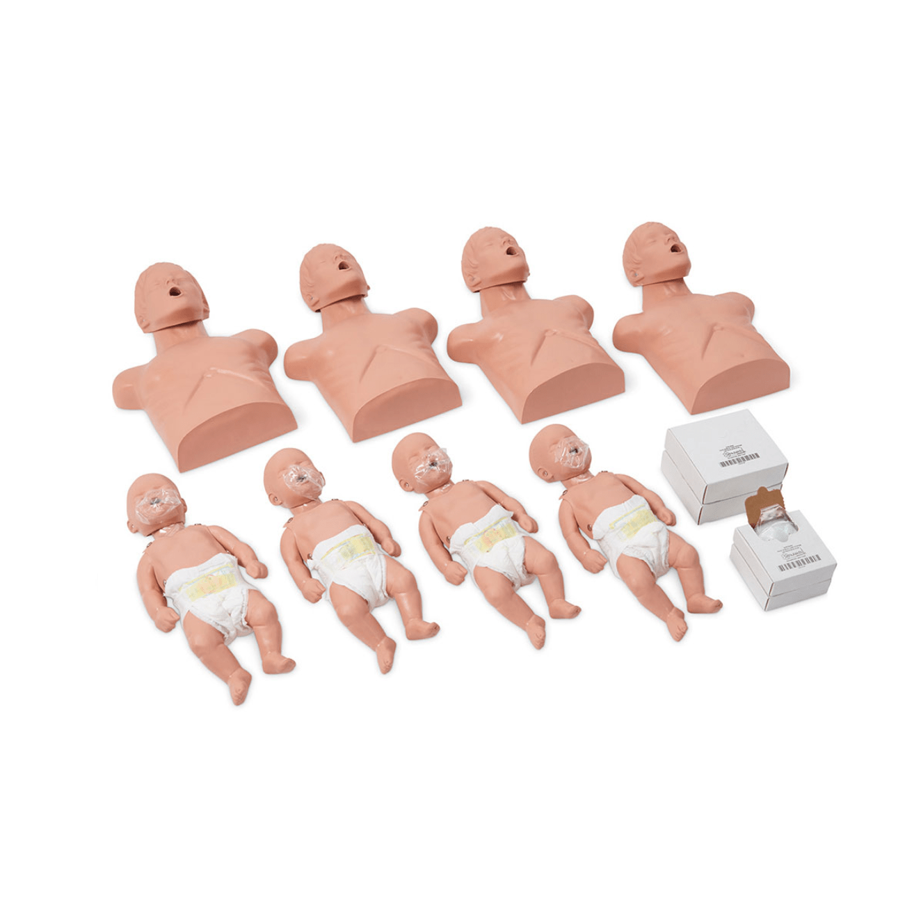 Simulaids-Simulaids® Instructor's Economy Starter Package, Light Skin Tone-MedTech-1