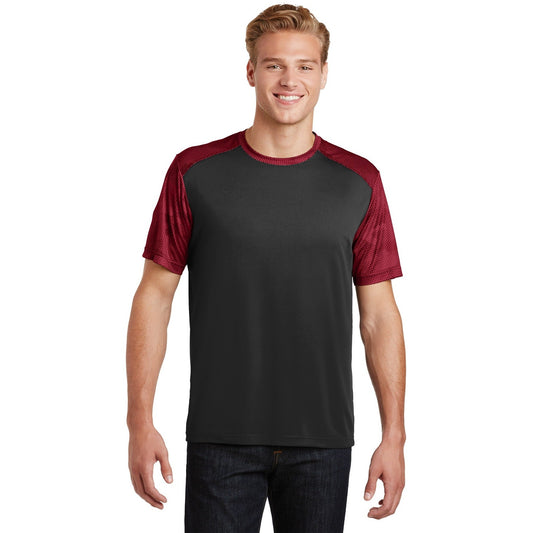 Sport-Tek-Sport-Tek® CamoHex Colorblock Tee. ST371-MedTech-1