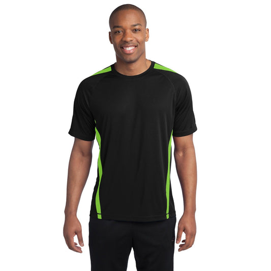 Sport-Tek-Sport-Tek® Colorblock PosiCharge® Competitor™ Tee. ST351-MedTech-1