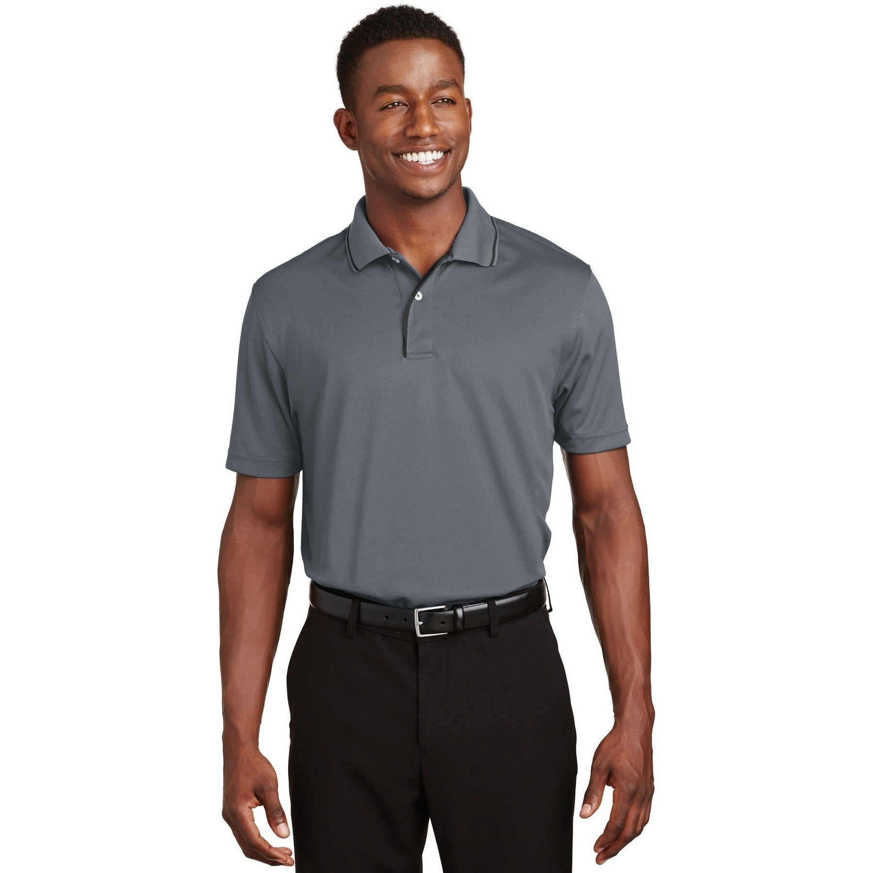 Sport-Tek-Sport-Tek® Dri-Mesh® Polo with Tipped Collar and Piping. K467-MedTech-5