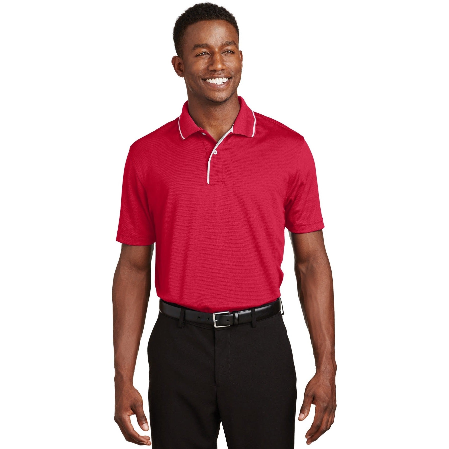 Sport-Tek-Sport-Tek® Dri-Mesh® Polo with Tipped Collar and Piping. K467-MedTech-3