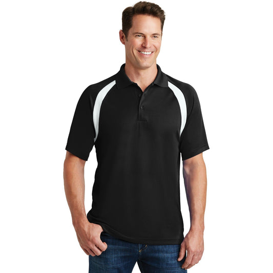 Sport-Tek-Sport-Tek® Dry Zone® Colorblock Raglan Polo. T476-MedTech-1