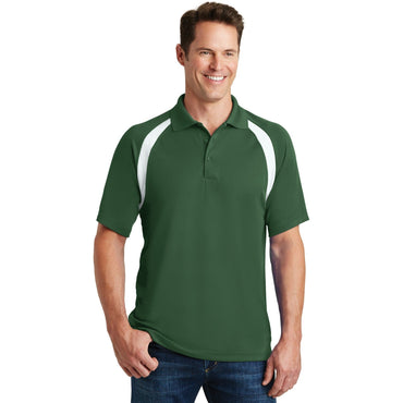 Sport-Tek-Sport-Tek® Dry Zone® Colorblock Raglan Polo. T476-MedTech-2