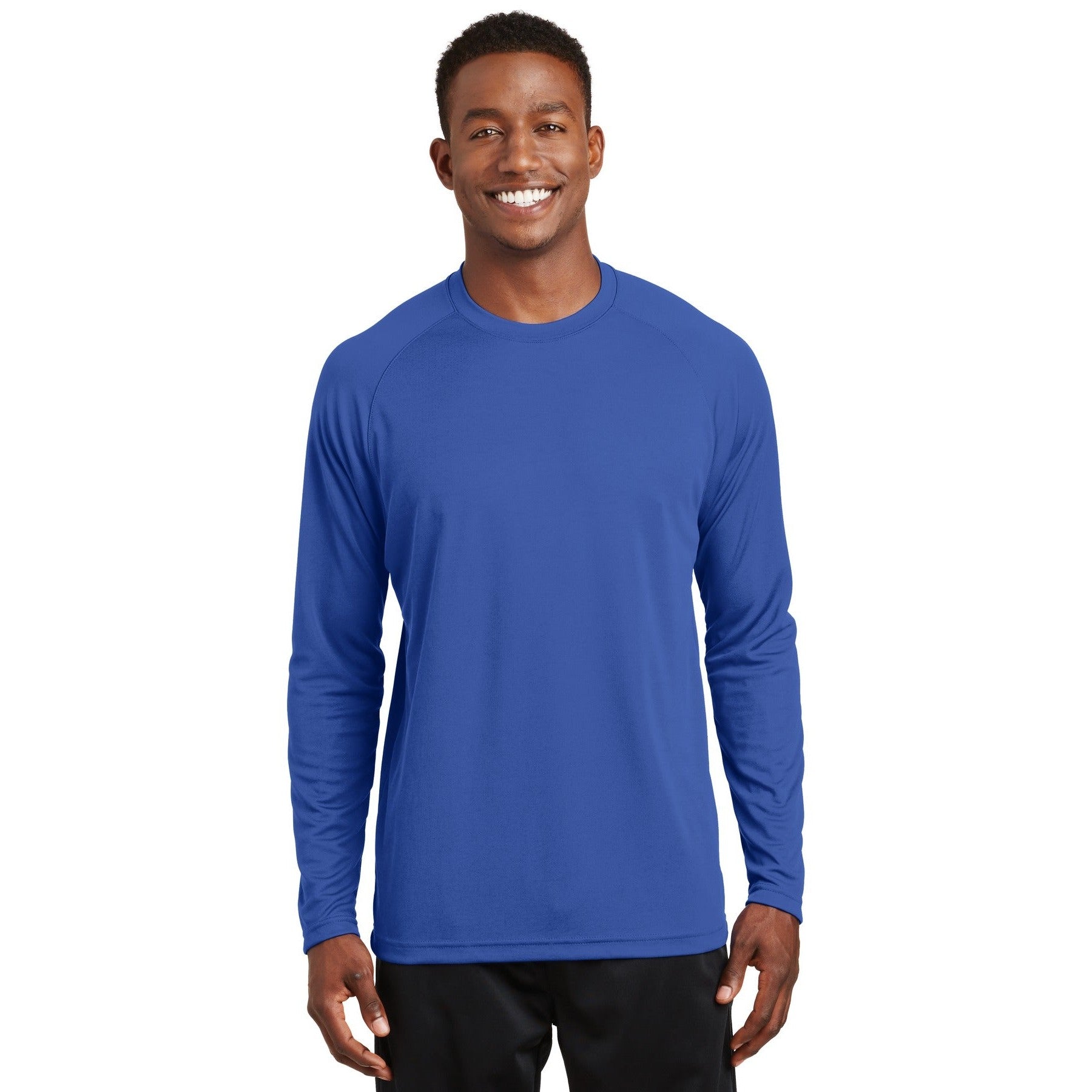 Sport-Tek-Sport-Tek® Dry Zone® Long Sleeve Raglan T-Shirt. T473LS-MedTech-4