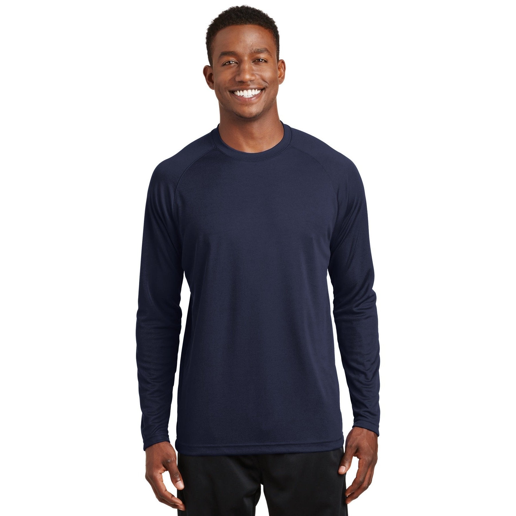Sport-Tek-Sport-Tek® Dry Zone® Long Sleeve Raglan T-Shirt. T473LS-MedTech-3