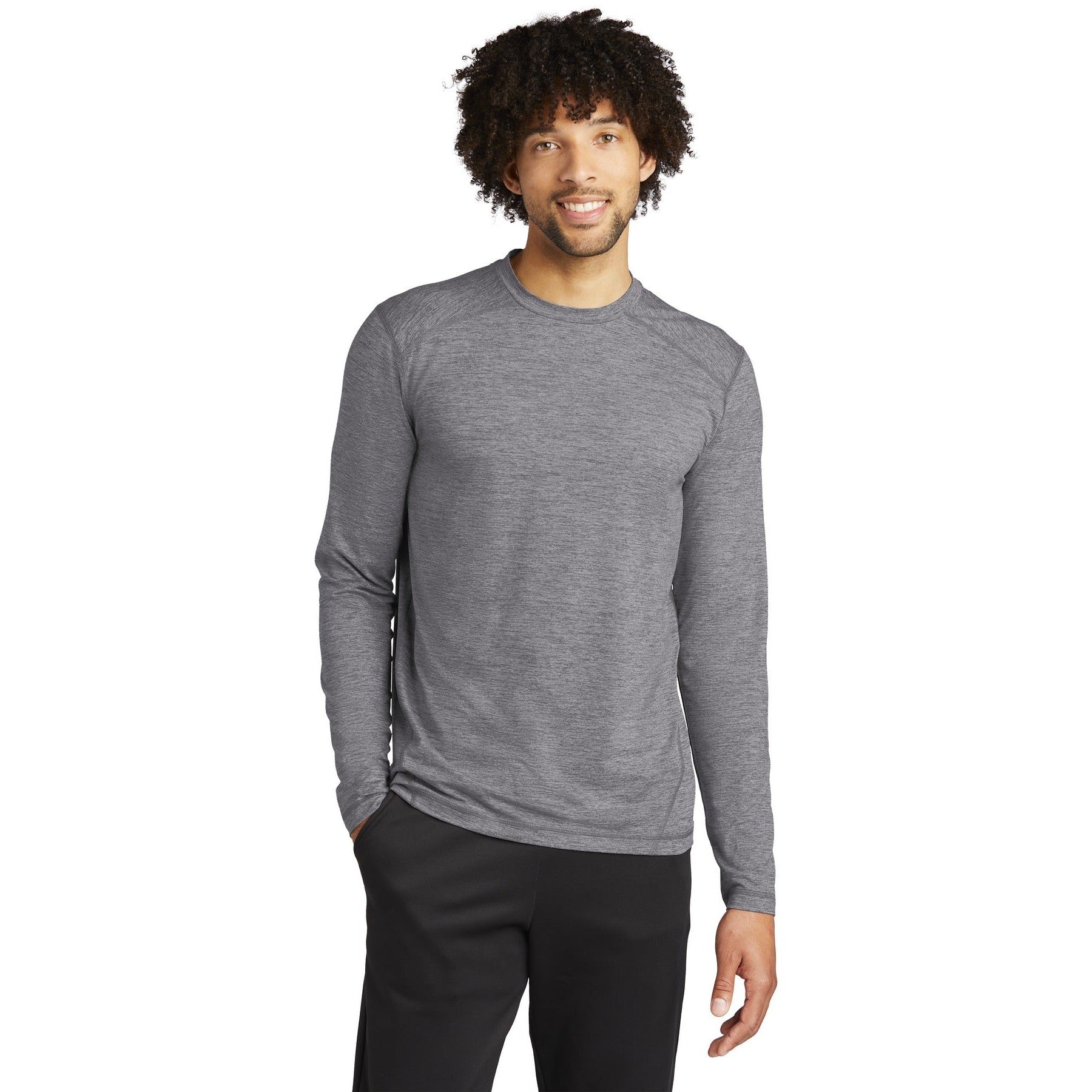 Sport-Tek-Sport-Tek ® Exchange 1.5 Long Sleeve Crew. ST710-MedTech-3