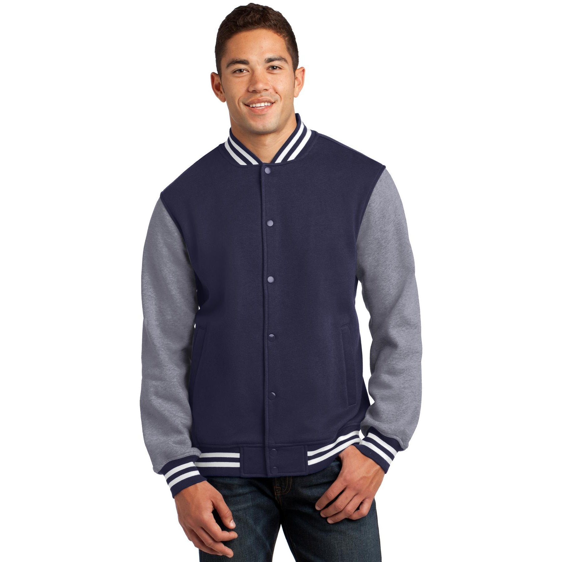 Sport-Tek-Sport-Tek® Fleece Letterman Jacket. ST270-MedTech-3