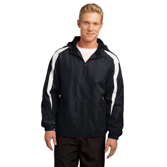 Sport-Tek-Sport-Tek® Fleece-Lined Colorblock Jacket. JST81-MedTech-1
