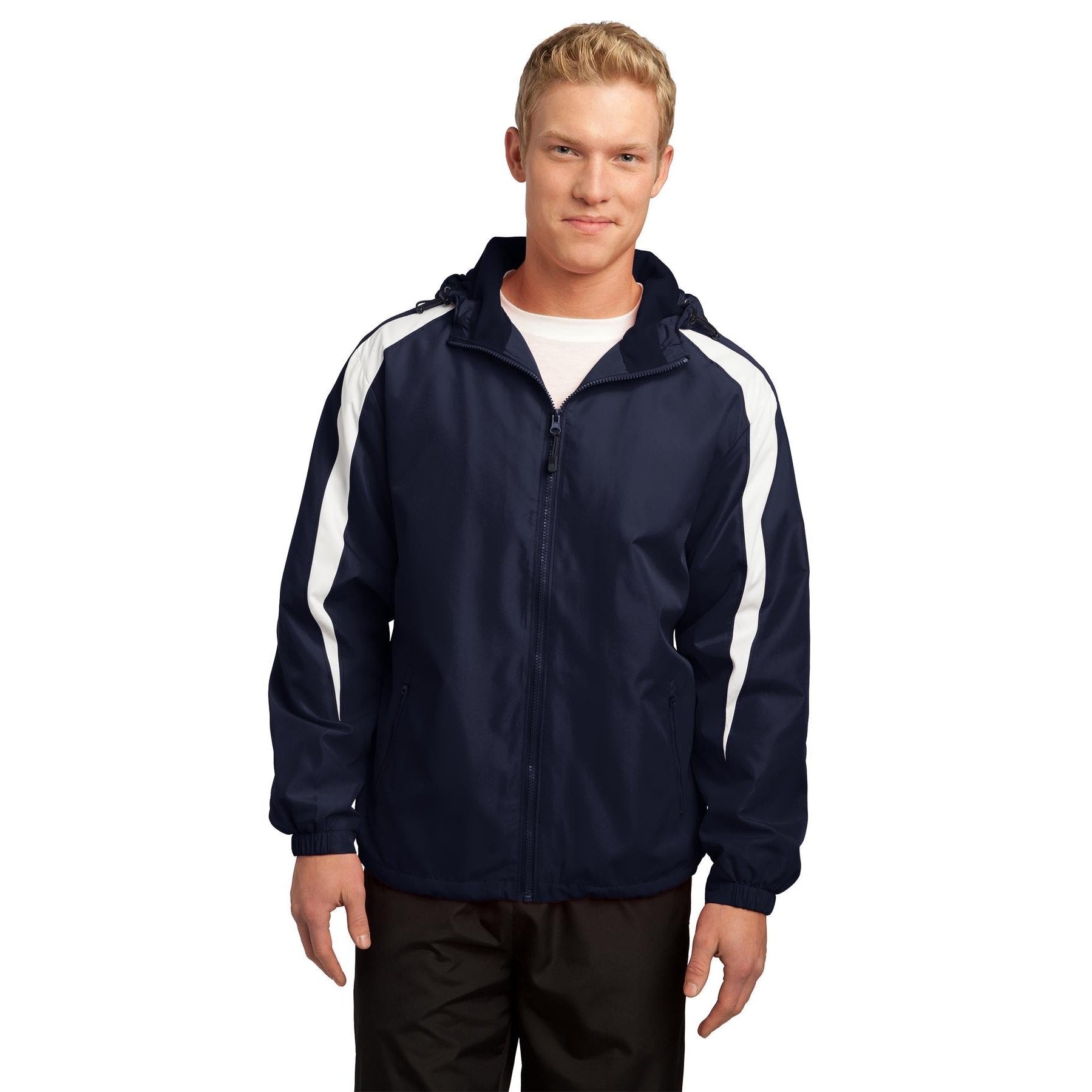 Sport-Tek-Sport-Tek® Fleece-Lined Colorblock Jacket. JST81-MedTech-2