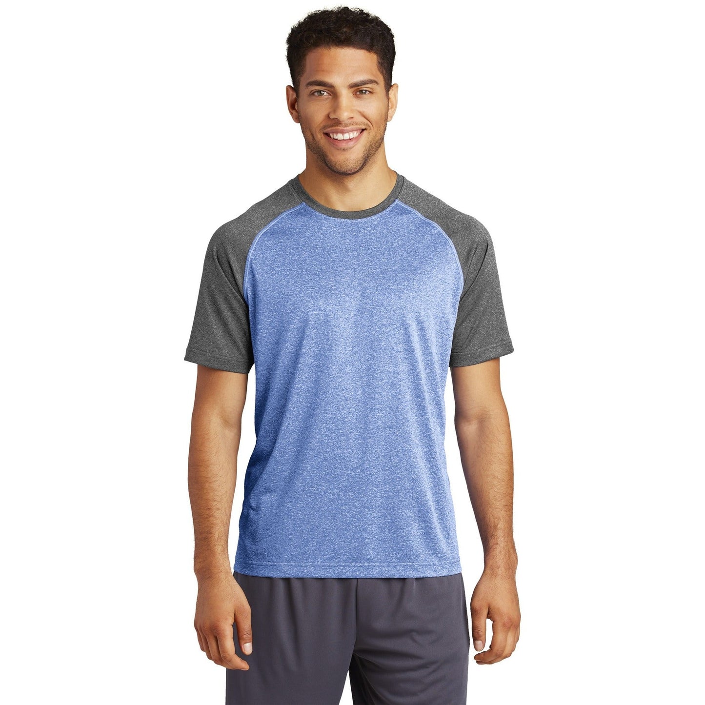 Sport-Tek-Sport-Tek ® Heather-On-Heather Contender ™ Tee. ST362-MedTech-3