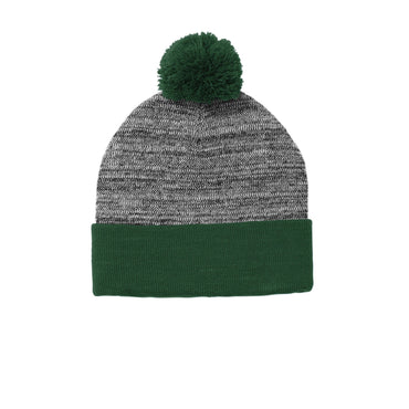 Sport-Tek-Sport-Tek ® Heather Pom Pom Beanie STC41-MedTech-2