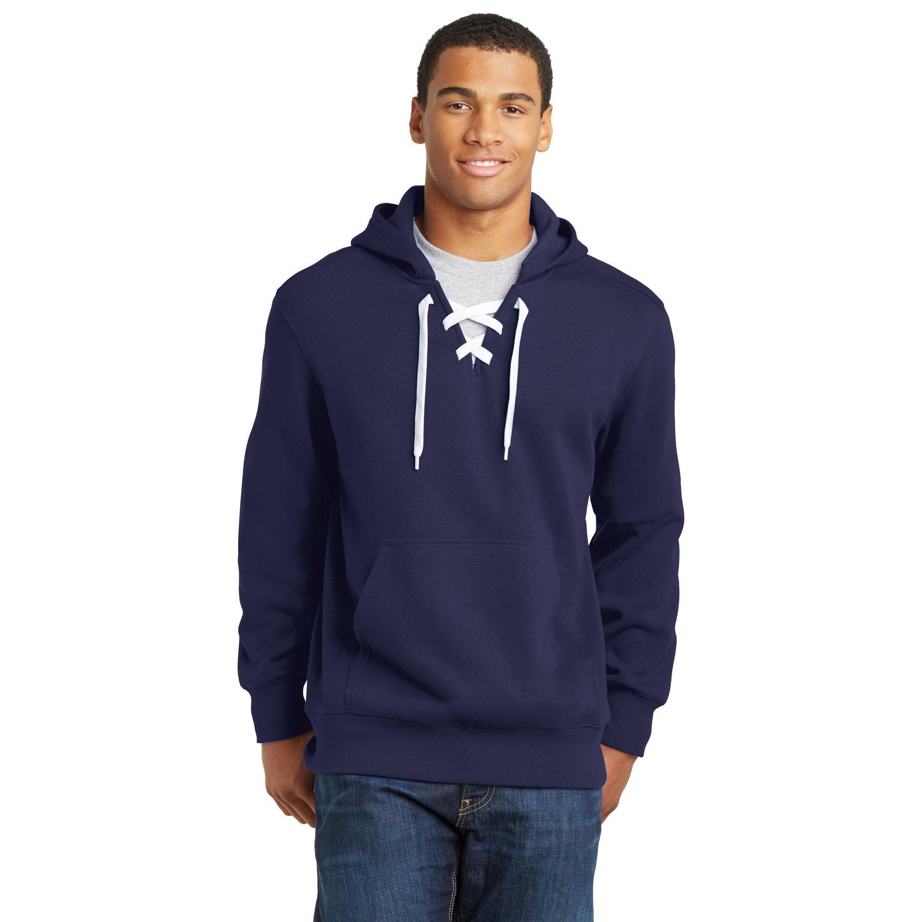 Sport-Tek-Sport-Tek® Lace Up Pullover Hooded Sweatshirt. ST271-MedTech-5