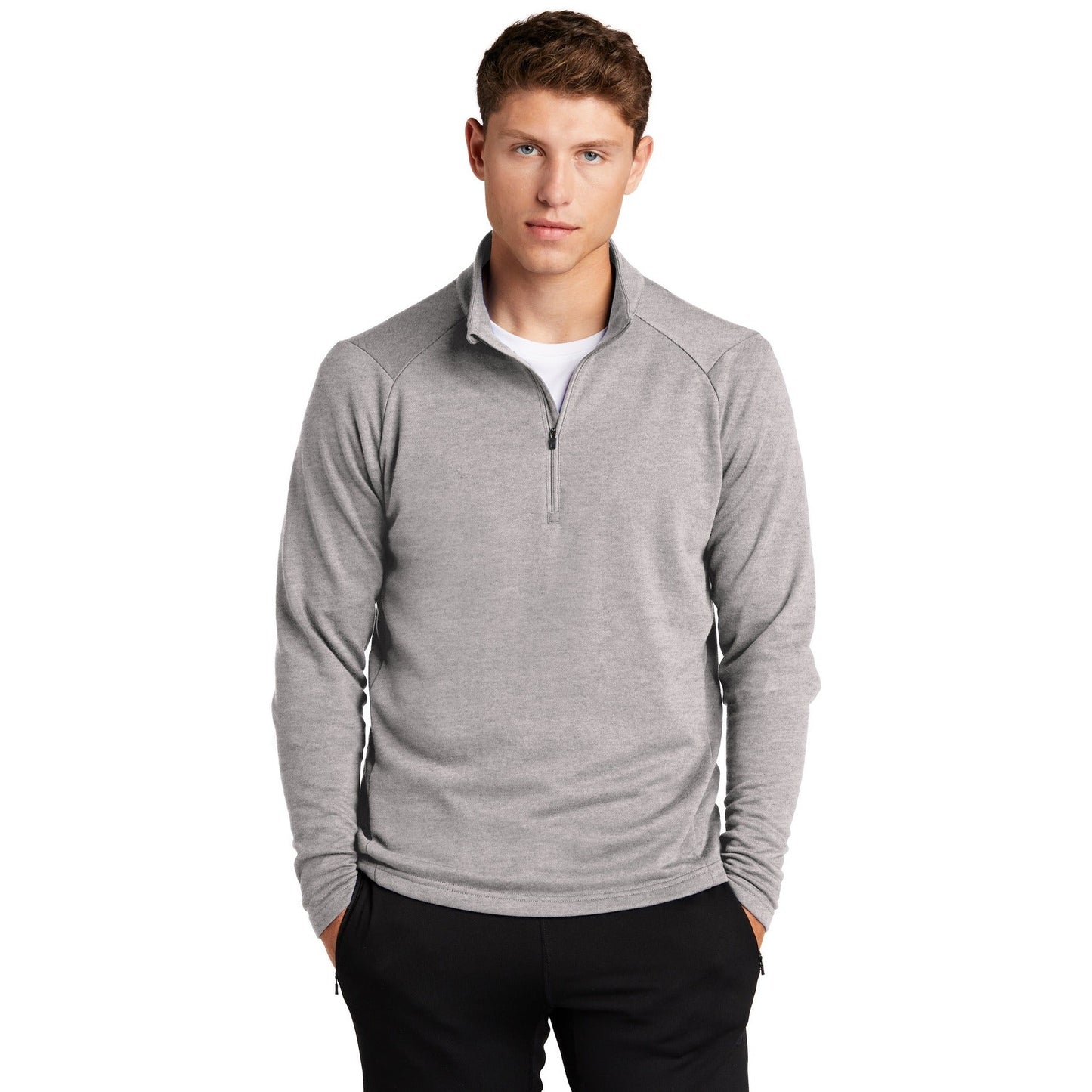 Sport-Tek-Sport-Tek ® Lightweight French Terry 1/4-Zip Pullover. ST273-MedTech-3