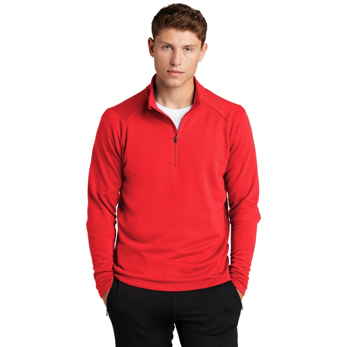 Sport-Tek-Sport-Tek ® Lightweight French Terry 1/4-Zip Pullover. ST273-MedTech-4