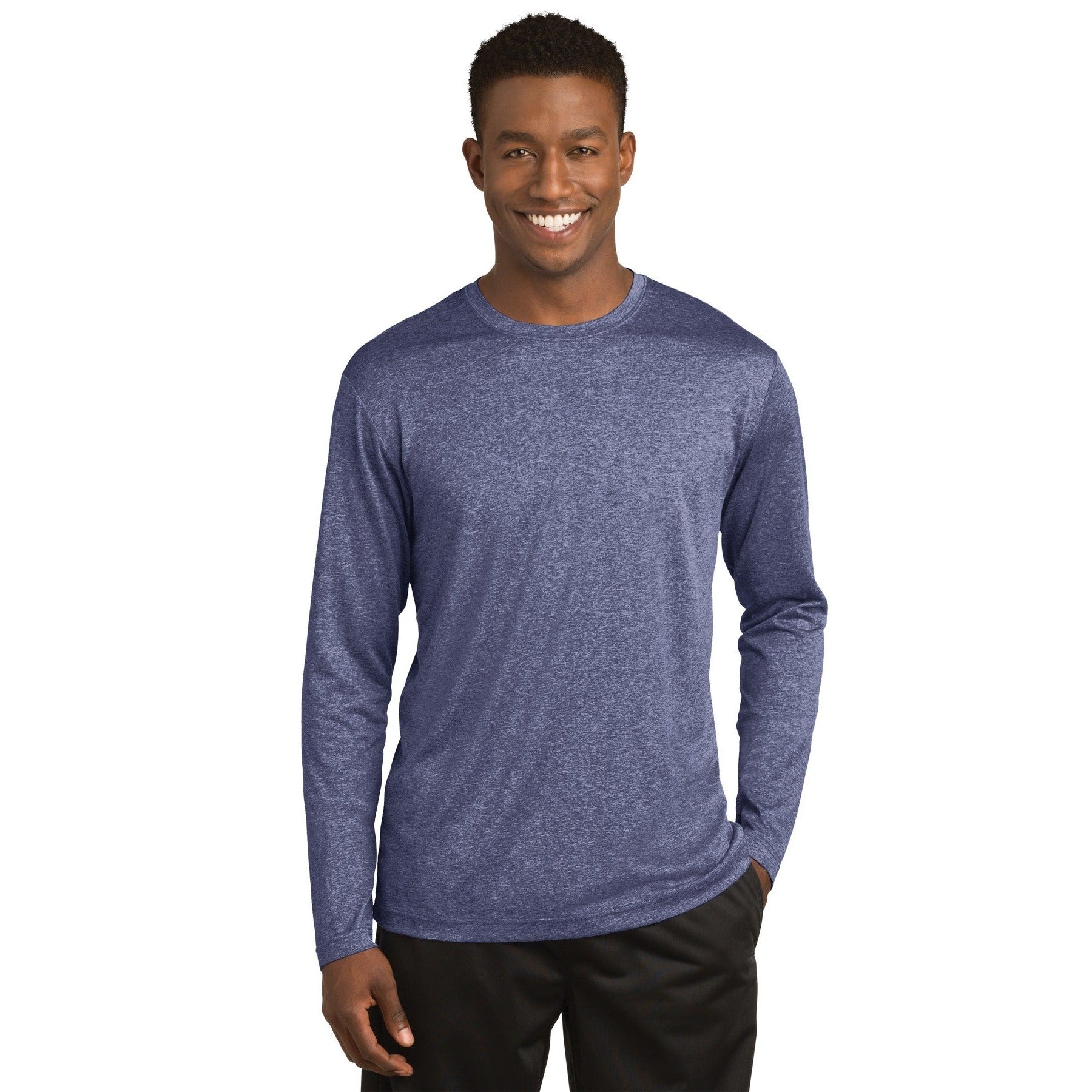 Sport-Tek-Sport-Tek® Long Sleeve Heather Contender™ Tee. ST360LS-MedTech-3