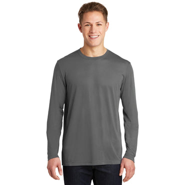 Sport-Tek-Sport-Tek® Long Sleeve PosiCharge® Competitor™ Cotton Touch™ Tee. ST450LS-MedTech-2
