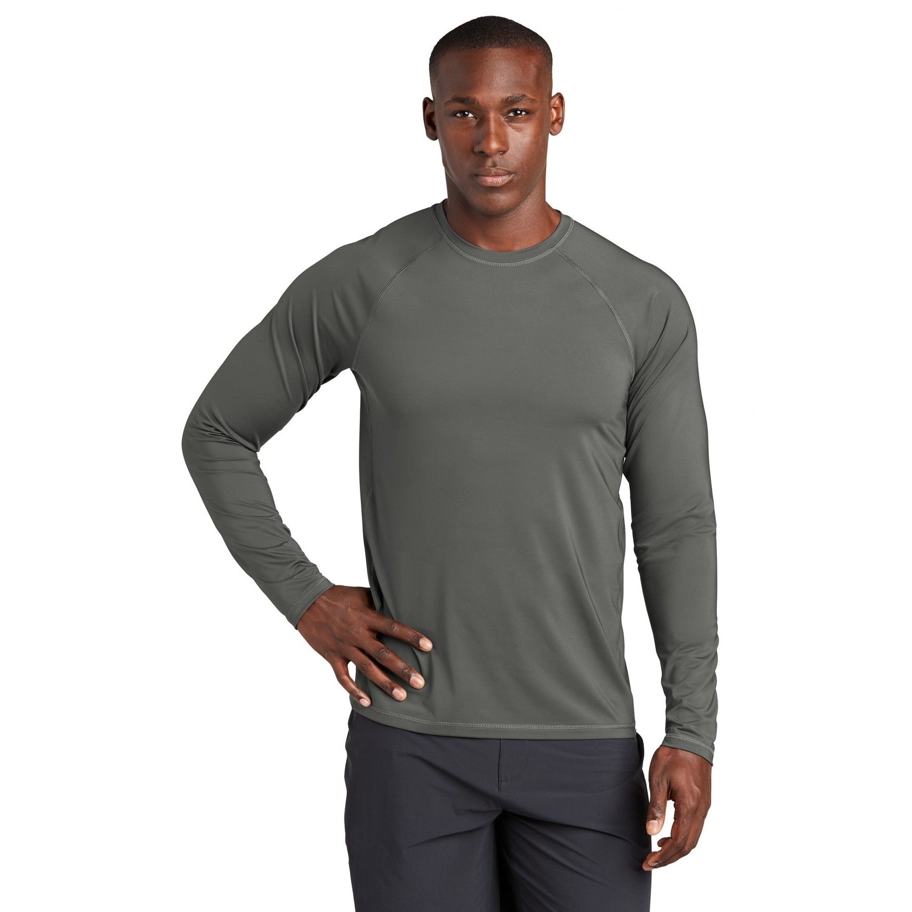 Sport-Tek-Sport-Tek ® Long Sleeve Rashguard Tee. ST470LS-MedTech-2