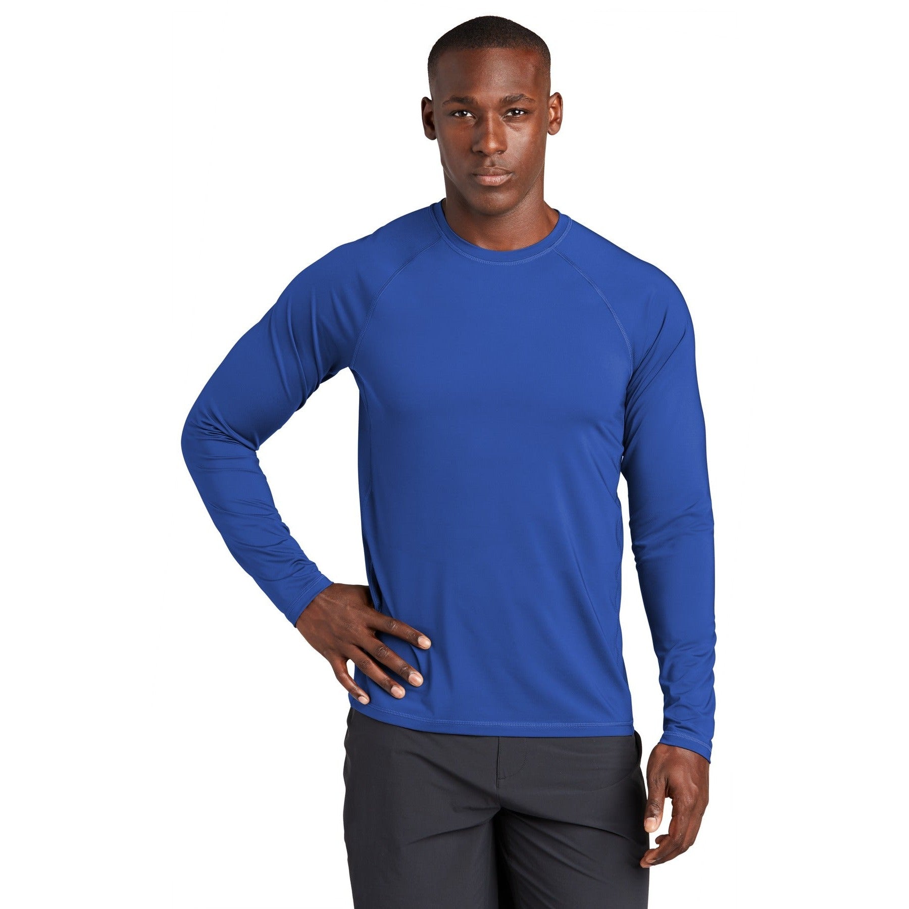 Sport-Tek-Sport-Tek ® Long Sleeve Rashguard Tee. ST470LS-MedTech-4