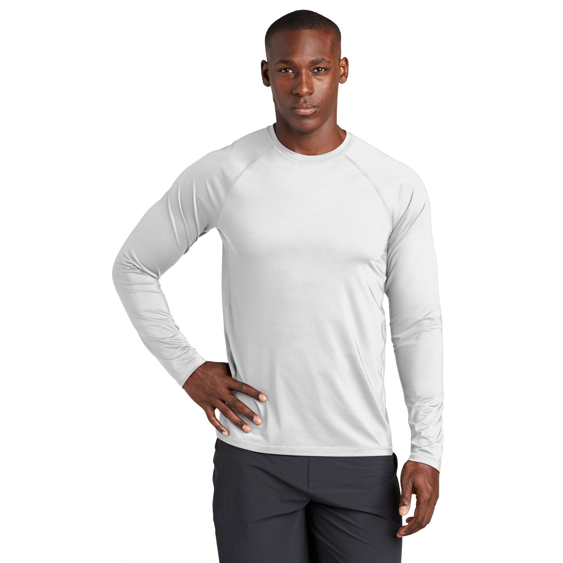 Sport-Tek-Sport-Tek ® Long Sleeve Rashguard Tee. ST470LS-MedTech-5