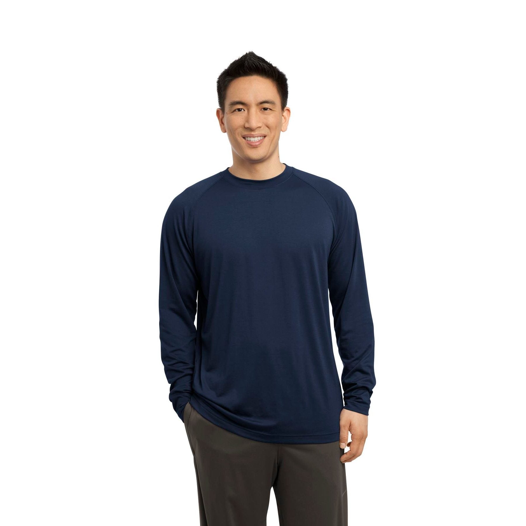 Sport-Tek-Sport-Tek® Long Sleeve Ultimate Performance Crew. ST700LS-MedTech-3