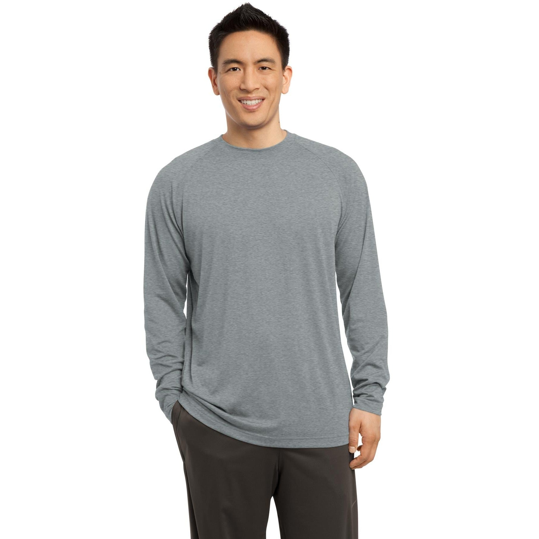 Sport-Tek-Sport-Tek® Long Sleeve Ultimate Performance Crew. ST700LS-MedTech-2