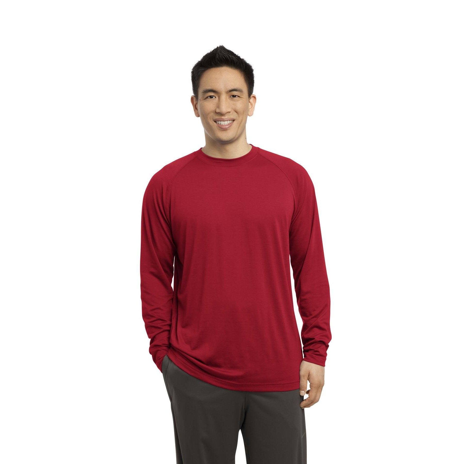 Sport-Tek-Sport-Tek® Long Sleeve Ultimate Performance Crew. ST700LS-MedTech-4