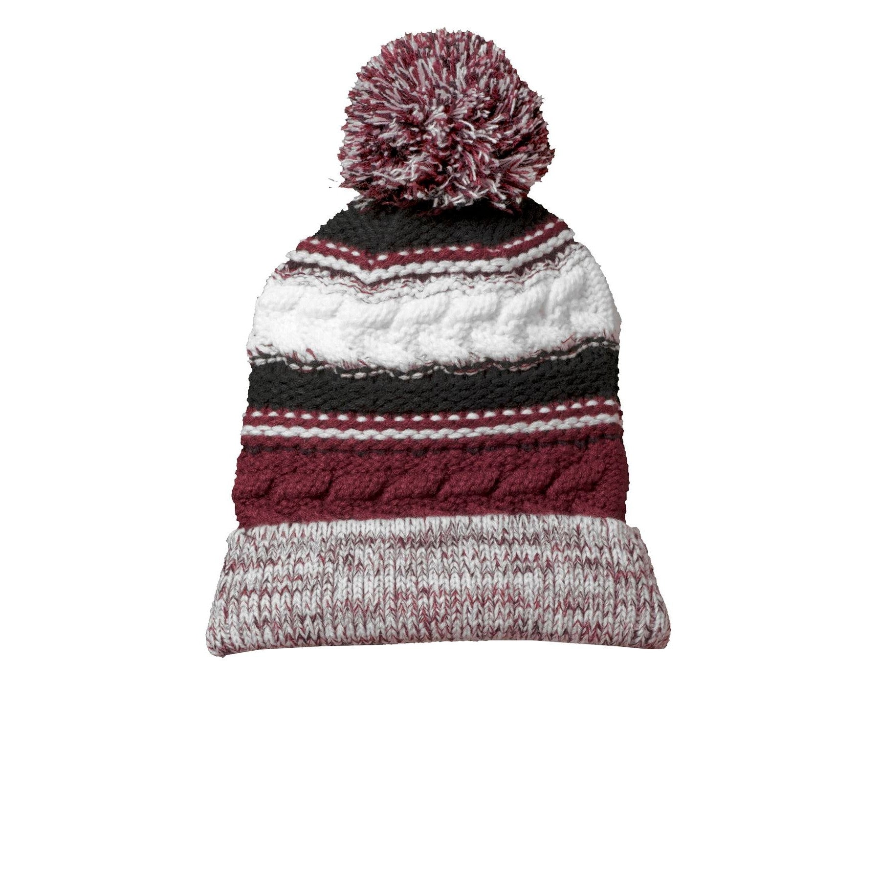 Sport-Tek-Sport-Tek® Pom Pom Team Beanie. STC21-MedTech-3