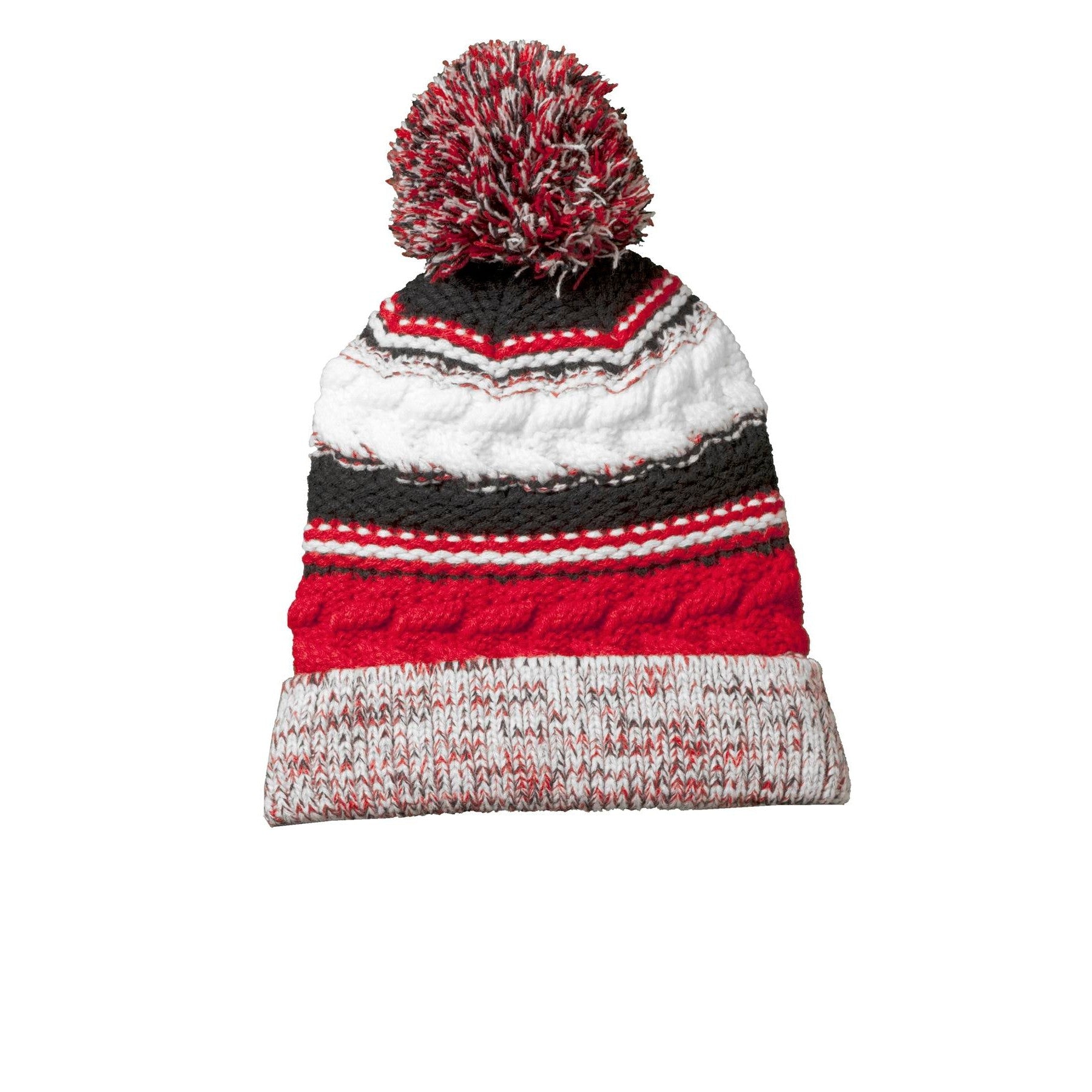 Sport-Tek-Sport-Tek® Pom Pom Team Beanie. STC21-MedTech-7