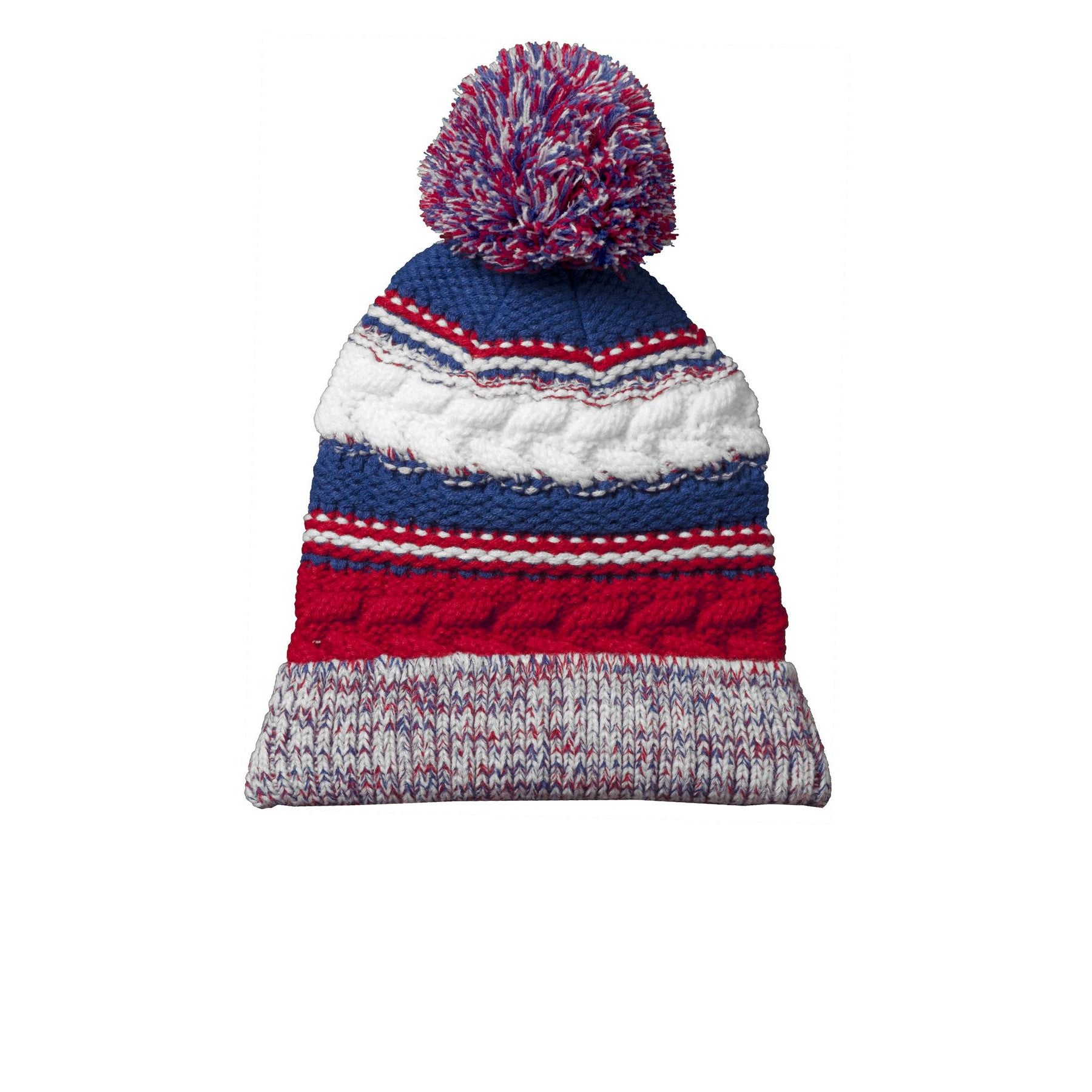 Sport-Tek-Sport-Tek® Pom Pom Team Beanie. STC21-MedTech-8