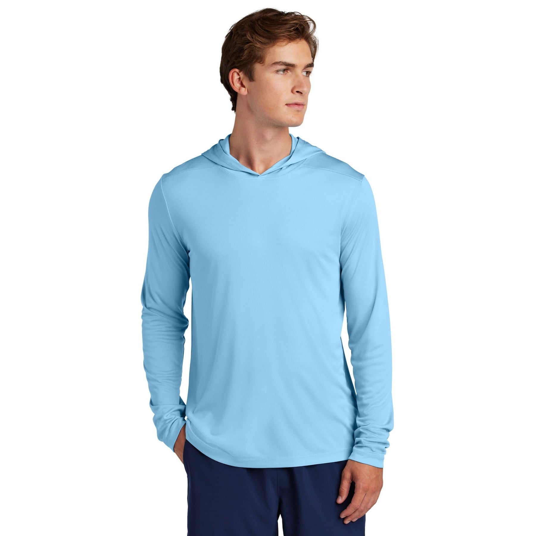 Sport-Tek-Sport-Tek® Posi-UV® Pro Long Sleeve Hoodie ST420LSH-MedTech-4