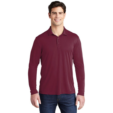 Sport-Tek-Sport-Tek ® Posi-UV® Pro Long Sleeve Polo. ST520LS-MedTech-2