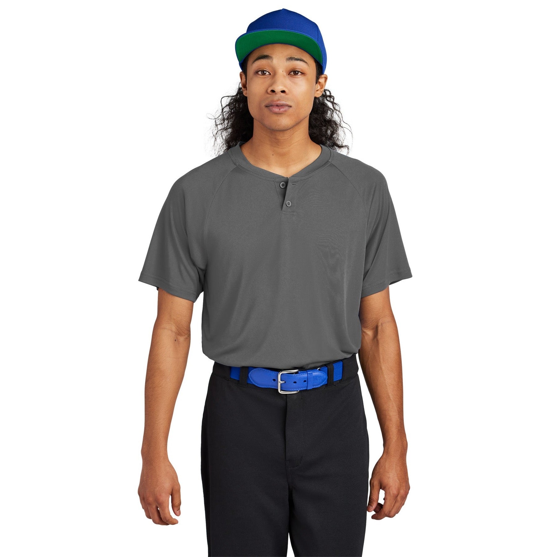 Sport-Tek-Sport-Tek® PosiCharge® Competitor™ 2-Button Henley ST359-MedTech-7