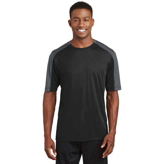 Sport-Tek-Sport-Tek® PosiCharge® Competitor™ Sleeve-Blocked Tee. ST354-MedTech-1