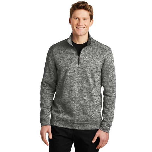 Sport-Tek-Sport-Tek® PosiCharge® Electric Heather Fleece 1/4-Zip Pullover. ST226-MedTech-1