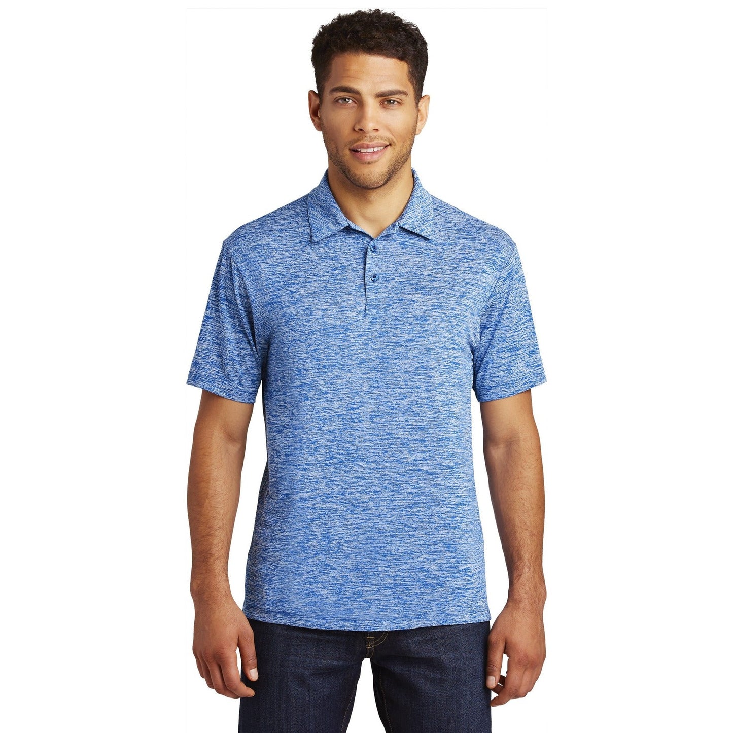 Sport-Tek-Sport-Tek ® PosiCharge ® Electric Heather Polo. ST590-MedTech-7