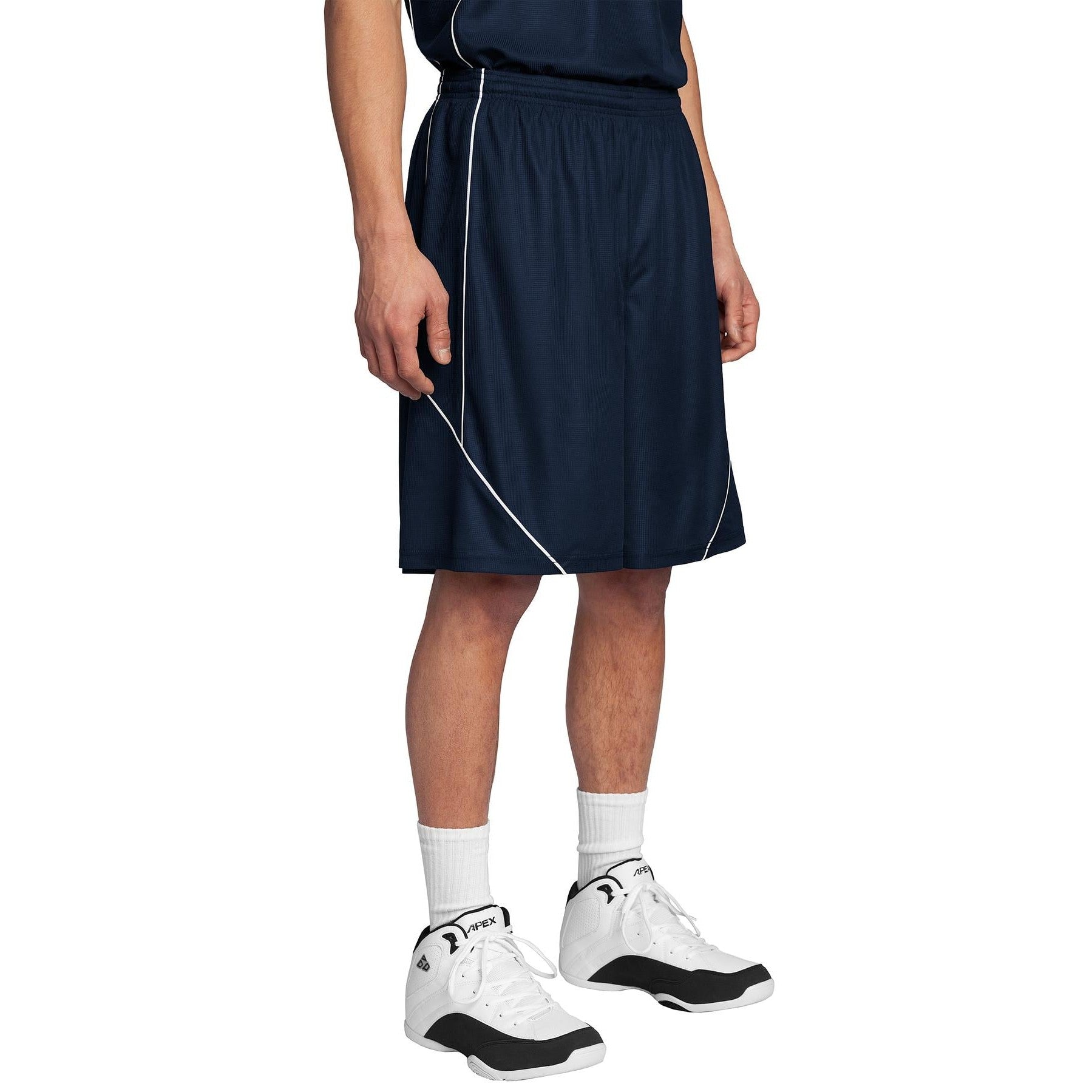 Sport-Tek-Sport-Tek® PosiCharge® Mesh Reversible Spliced Short. T565-MedTech-2
