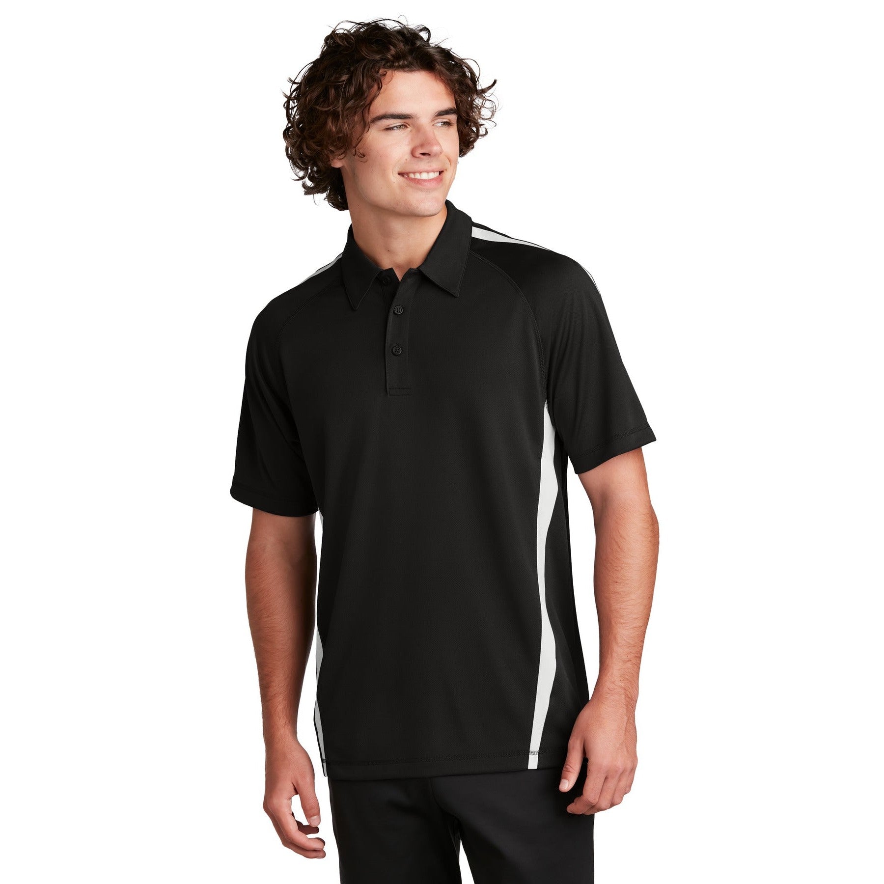Sport-Tek-Sport-Tek® PosiCharge® Micro-Mesh Colorblock Polo. ST685-MedTech-2