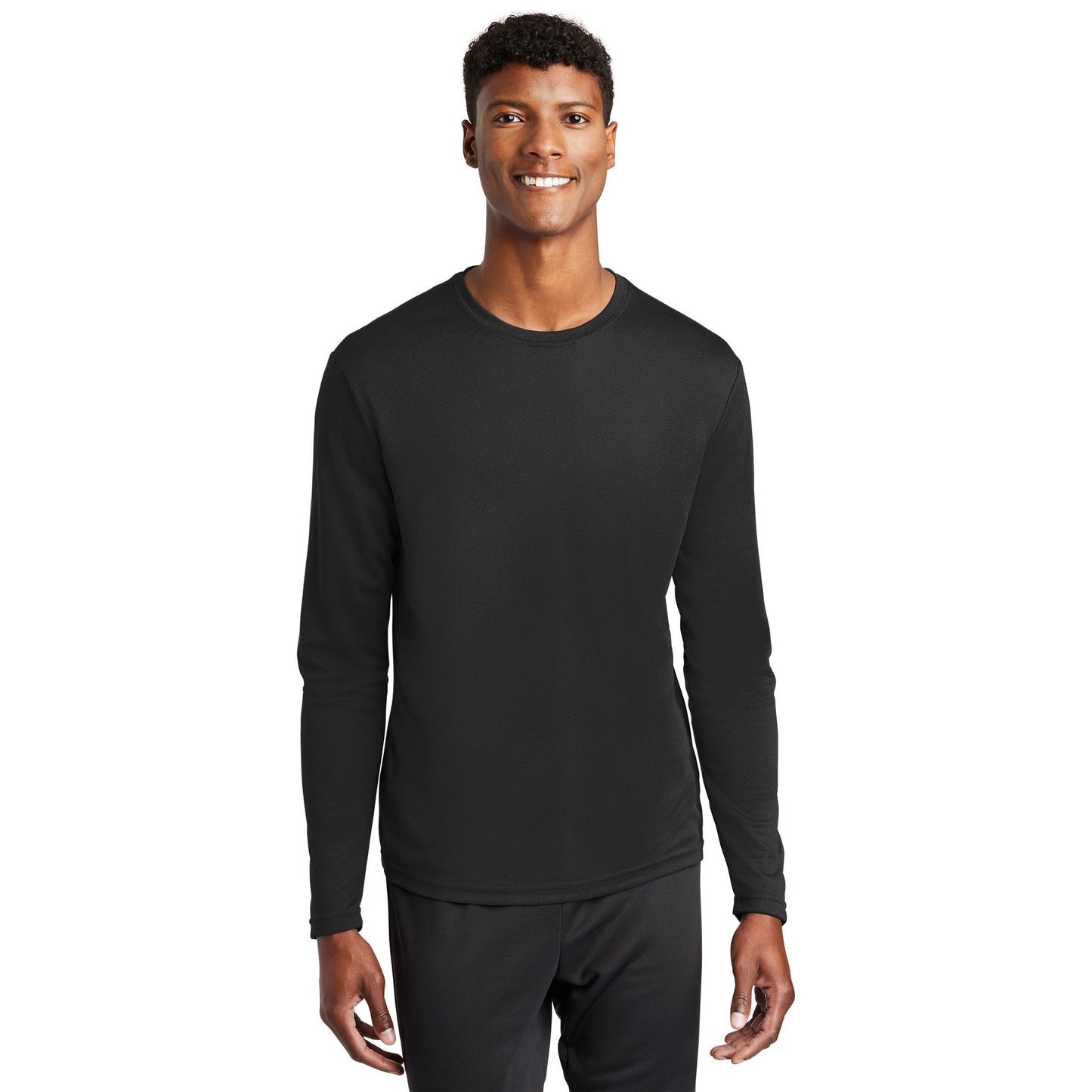 Sport-Tek-Sport-Tek® PosiCharge® RacerMesh® Long Sleeve Tee. ST340LS-MedTech-1