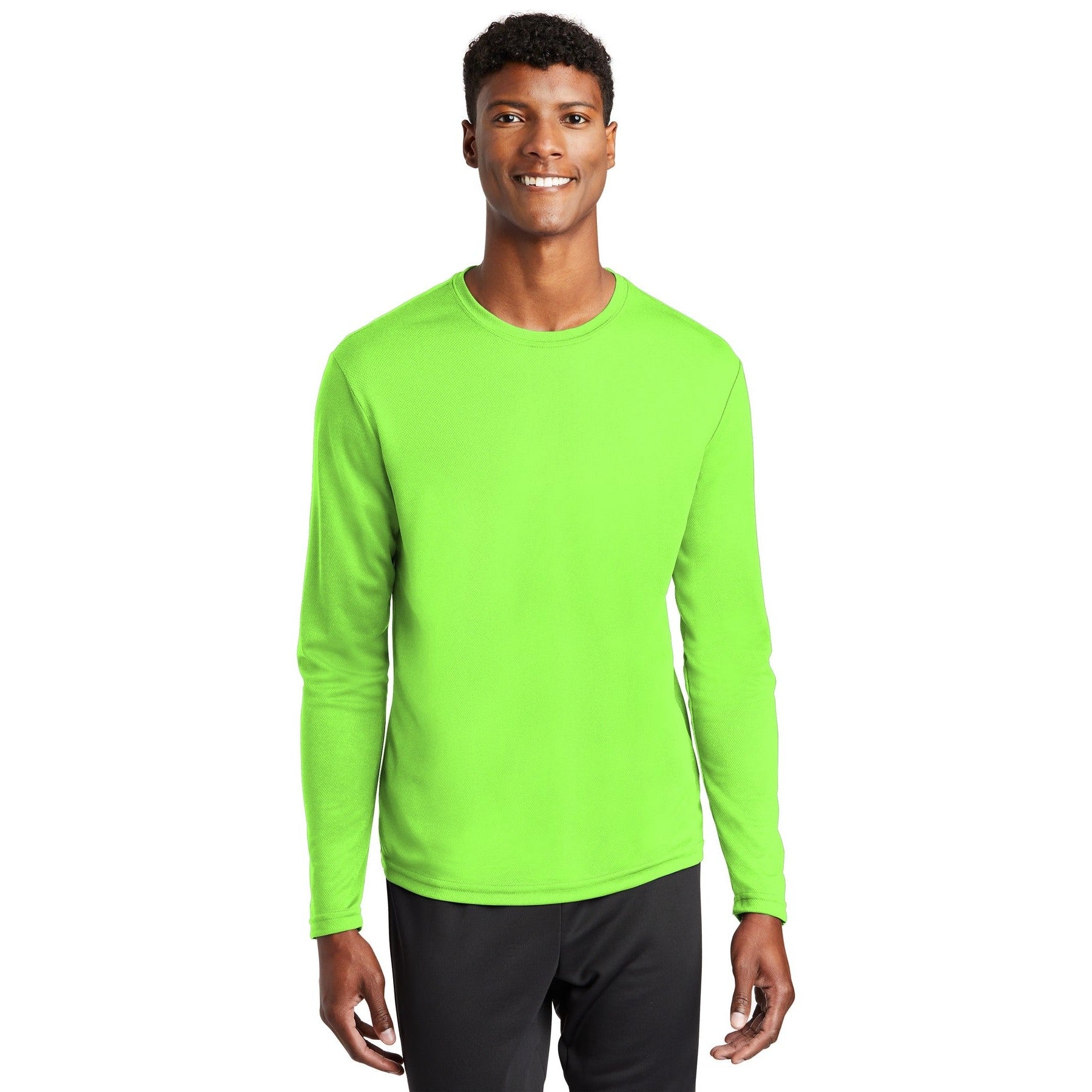Sport-Tek-Sport-Tek® PosiCharge® RacerMesh® Long Sleeve Tee. ST340LS-MedTech-4