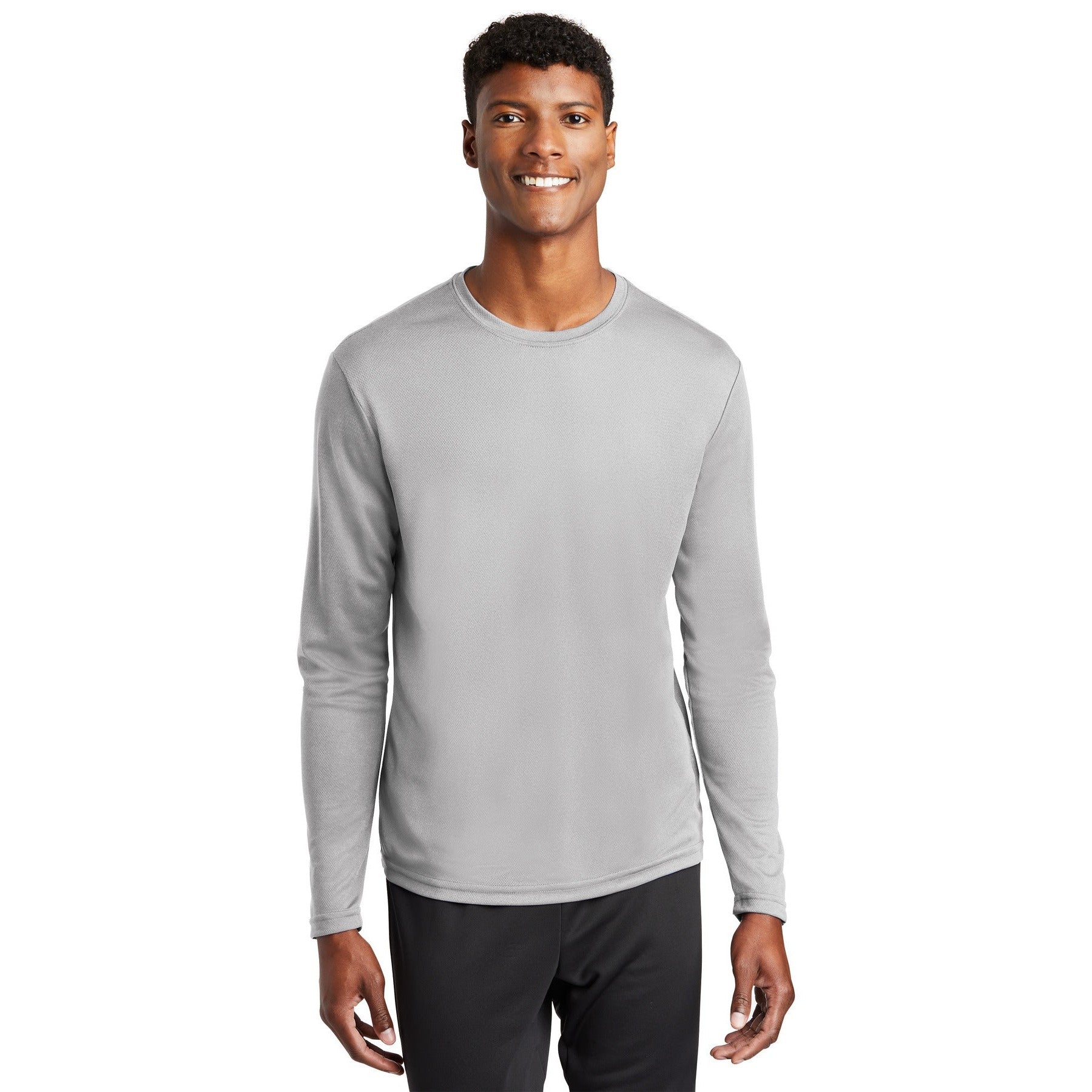 Sport-Tek-Sport-Tek® PosiCharge® RacerMesh® Long Sleeve Tee. ST340LS-MedTech-7