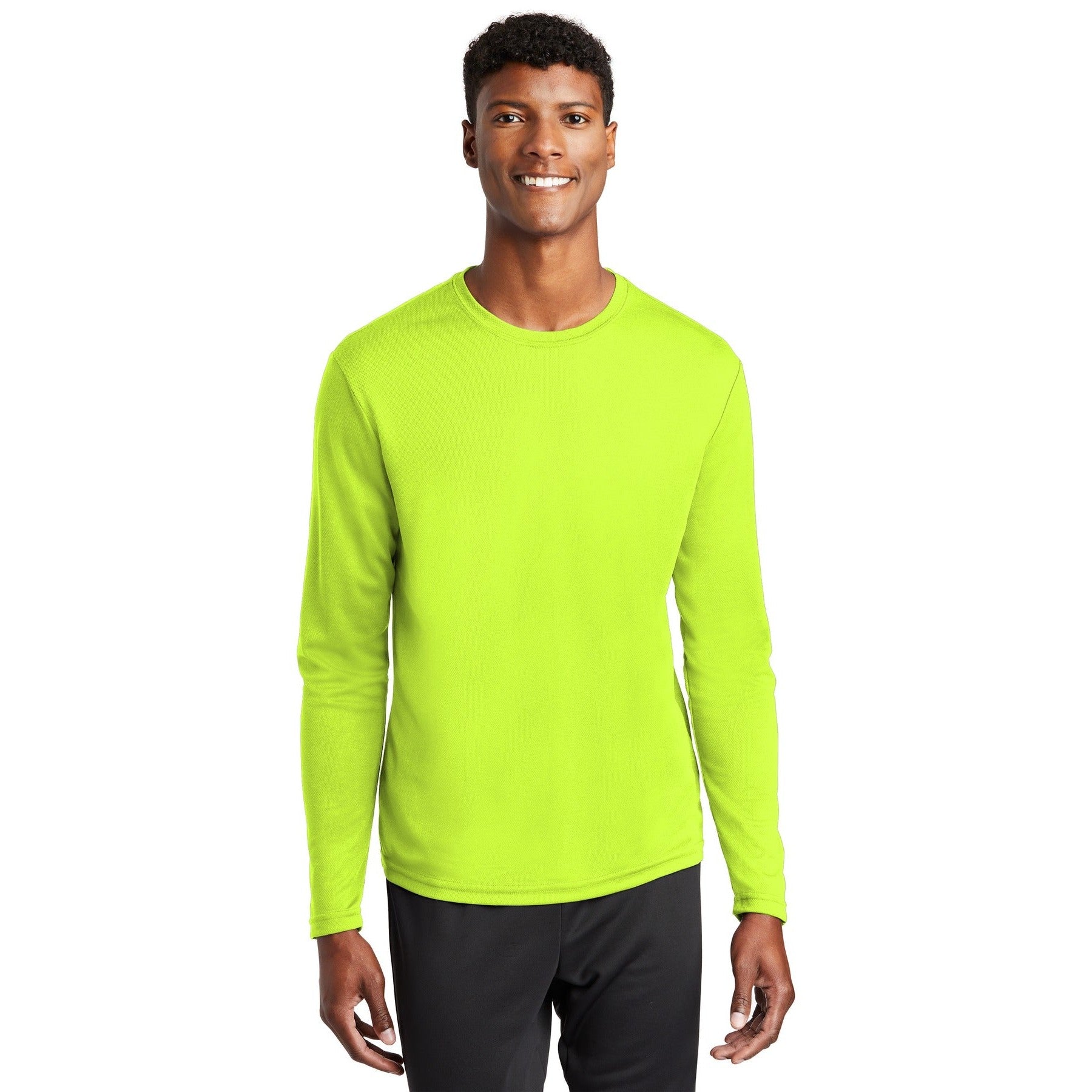 Sport-Tek-Sport-Tek® PosiCharge® RacerMesh® Long Sleeve Tee. ST340LS-MedTech-5