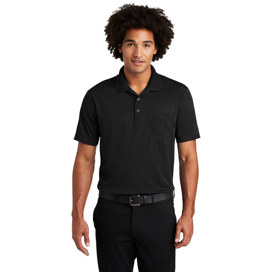 Sport-Tek-Sport-Tek ® PosiCharge ® RacerMesh ® Pocket Polo. ST640P-MedTech-1