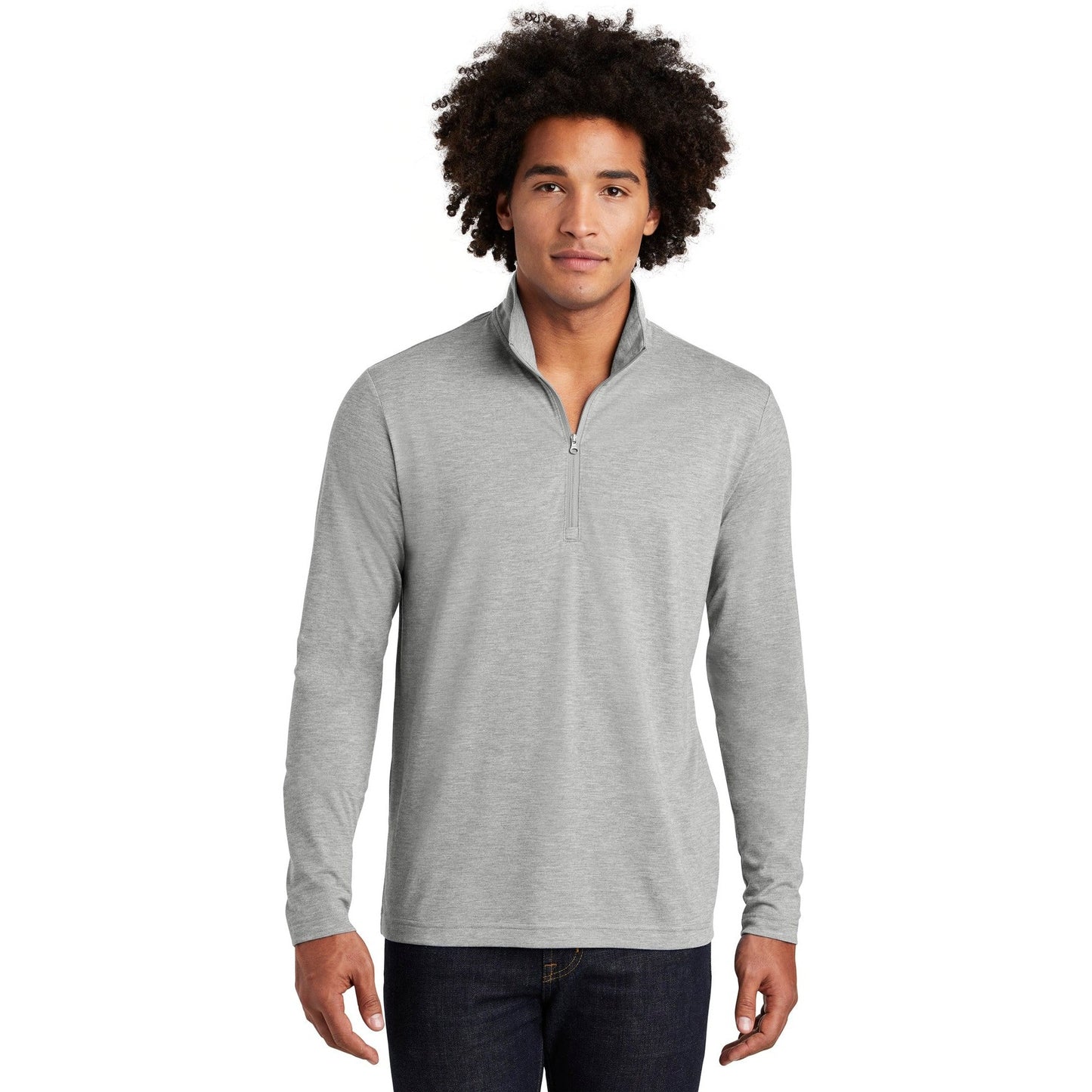 Sport-Tek-Sport-Tek ® PosiCharge ® Tri-Blend Wicking 1/4-Zip Pullover. ST407-MedTech-3