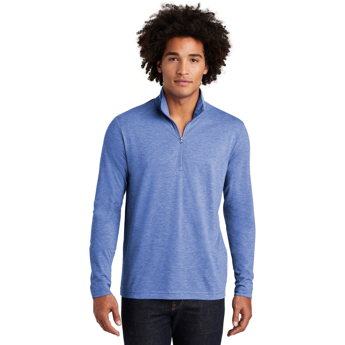 Sport-Tek-Sport-Tek ® PosiCharge ® Tri-Blend Wicking 1/4-Zip Pullover. ST407-MedTech-6