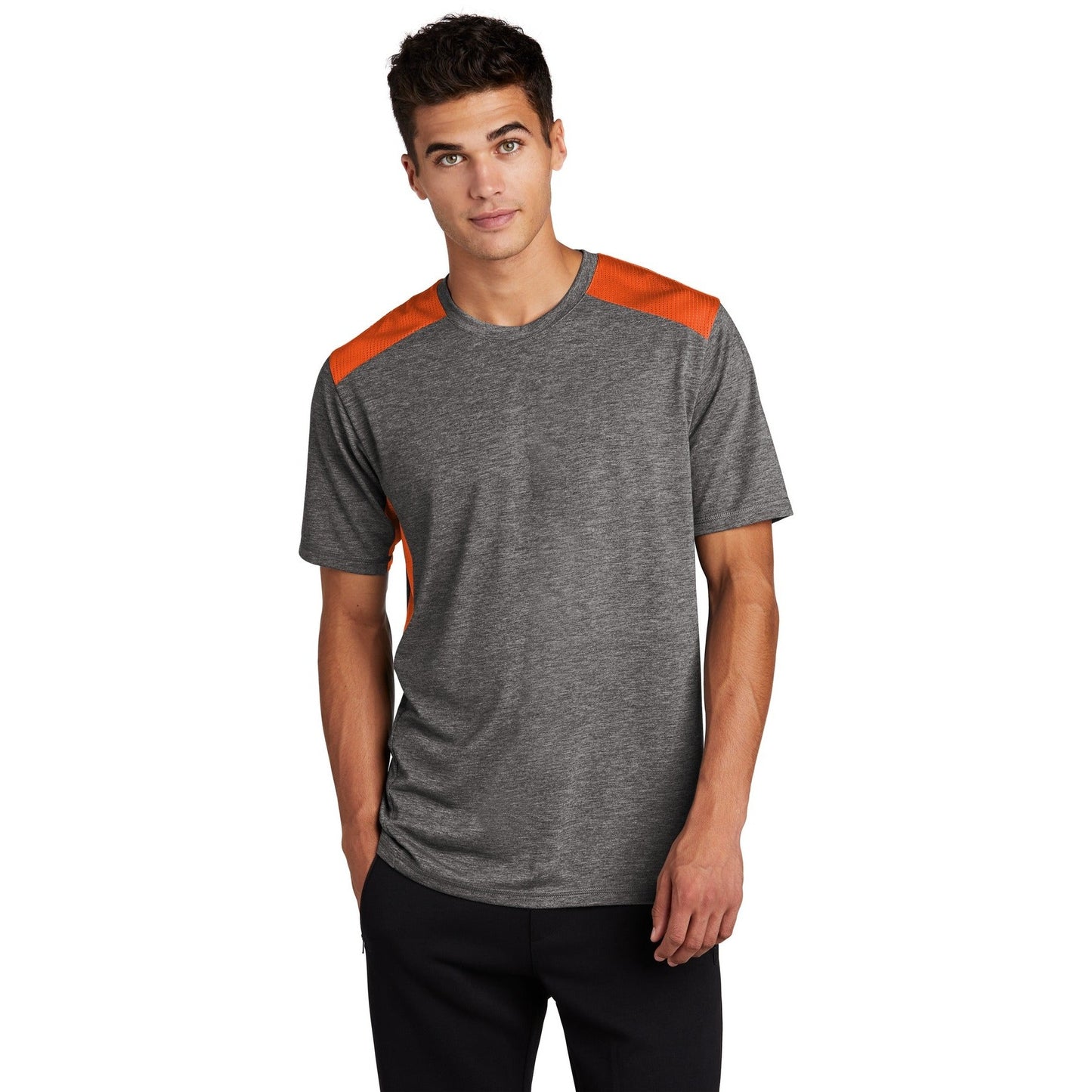 Sport-Tek-Sport-Tek ® PosiCharge ® Tri-Blend Wicking Draft Tee. ST410-MedTech-3