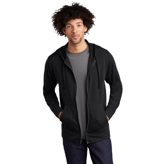 Sport-Tek-Sport-Tek ® PosiCharge ® Tri-Blend Wicking Fleece Full-Zip Hooded Jacket ST293-MedTech-1
