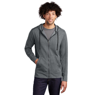 Sport-Tek-Sport-Tek ® PosiCharge ® Tri-Blend Wicking Fleece Full-Zip Hooded Jacket ST293-MedTech-2